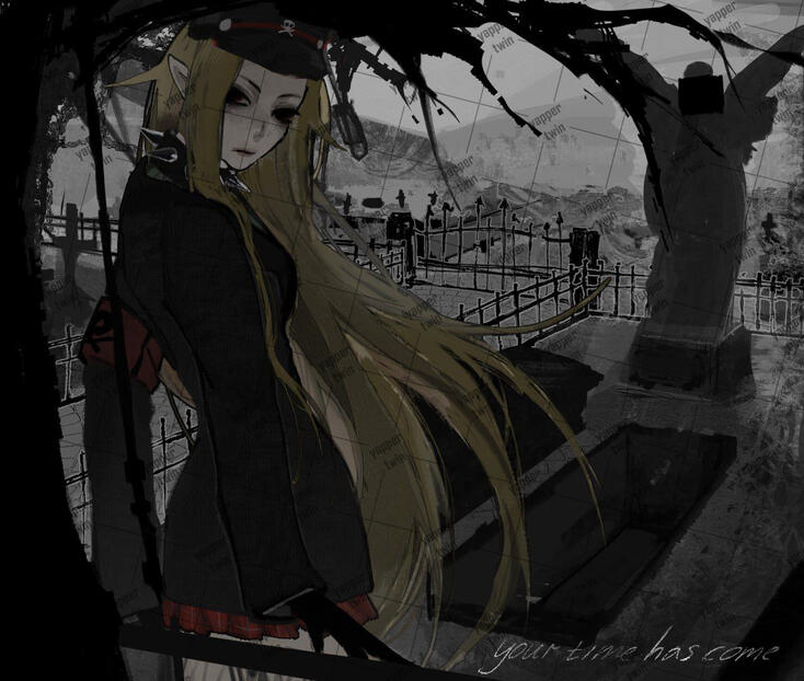 Halfbody, difficult background
